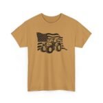 Farm Tractors USA Flag Patriotic Mens T-Shirt American Classic Harvester American Farmer Design Farmhouse Women Men Shirt - Image 7