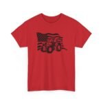 Farm Tractors USA Flag Patriotic Mens T-Shirt American Classic Harvester American Farmer Design Farmhouse Women Men Shirt - Image 11
